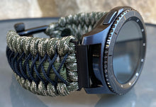 Load image into Gallery viewer, Samsung Galaxy Watch Band, Galaxy 42mm, Galaxy 46mm, Gear S3 Frontier, Gear S3 Classic, Gear Sport, 550 Paracord Watch Band.