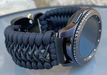 Load image into Gallery viewer, Samsung Galaxy Watch Band, Galaxy 42mm, Galaxy 46mm, Gear S3 Frontier, Gear S3 Classic, Gear Sport, 550 Paracord Watch Band.