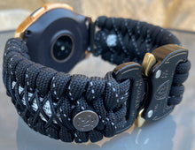 Load image into Gallery viewer, Samsung Galaxy Watch Band, Galaxy 42mm, Galaxy 46mm, Gear S3 Frontier, Gear S3 Classic, Gear Sport, 550 Paracord Watch Band.