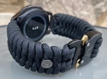 Load image into Gallery viewer, Samsung Galaxy Watch Band, Galaxy 42mm, Galaxy 46mm, Gear S3 Frontier, Gear S3 Classic, Gear Sport, 550 Paracord Watch Band.