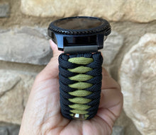 Load image into Gallery viewer, Samsung Galaxy Watch Band, Galaxy 42mm, Galaxy 46mm, Gear S3 Frontier, Gear S3 Classic, Gear Sport, 550 Paracord Watch Band.