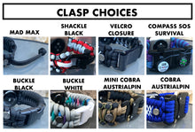 Load image into Gallery viewer, Samsung Galaxy Watch Band, Galaxy 42mm, Galaxy 46mm, Gear S3 Frontier, Gear S3 Classic, Gear Sport, 550 Paracord Watch Band.