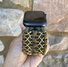 Lade das Bild in den Galerie-Viewer, Paracord Watch Band compatible with Apple Watch Series 1, 2, 3, 4, 5, 6, 7, 8, Ultra & SE (watch not included)