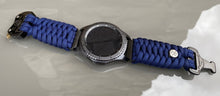 Load image into Gallery viewer, Samsung Galaxy Watch Band, Galaxy 42mm, Galaxy 46mm, Gear S3 Frontier, Gear S3 Classic, Gear Sport, 550 Paracord Watch Band.