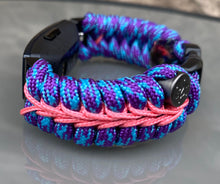 Cargar imagen en el visor de la galería, Paracord watch band personalized to replace bands for Fitbit Inspire, Fitbit Luxe, and Fitbit Alta (watch not included)
