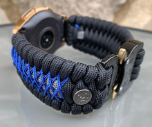 Load image into Gallery viewer, Samsung Galaxy Watch Band, Galaxy 42mm, Galaxy 46mm, Gear S3 Frontier, Gear S3 Classic, Gear Sport, 550 Paracord Watch Band.