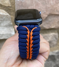 Charger l'image dans la galerie, Paracord Watch Band compatible with Apple Watch Series 1, 2, 3, 4, 5, 6, 7, 8, Ultra & SE (watch not included)