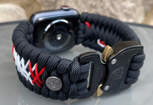 Lade das Bild in den Galerie-Viewer, Paracord Watch Band compatible with Apple Watch Series 1, 2, 3, 4, 5, 6, 7, 8, Ultra & SE (watch not included)