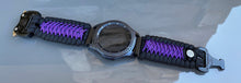 Load image into Gallery viewer, Samsung Galaxy Watch Band, Galaxy 42mm, Galaxy 46mm, Gear S3 Frontier, Gear S3 Classic, Gear Sport, 550 Paracord Watch Band.