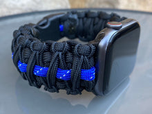 Lade das Bild in den Galerie-Viewer, Paracord Watch Band compatible with Apple Watch Series 1, 2, 3, 4, 5, 6, 7, 8, 9, 10, Ultra, Ultra 2 & SE (watch not included)