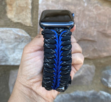 Lade das Bild in den Galerie-Viewer, Paracord Watch Band compatible with Apple Watch Series 1, 2, 3, 4, 5, 6, 7 & SE (watch not included)