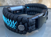 Lade das Bild in den Galerie-Viewer, Paracord Watch Band compatible with Fitbit Charge 2, Charge 3, Charge 4, Charge 5 & Charge 6 (Watch not included)