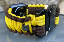 Cargar imagen en el visor de la galería, Paracord Watch Band compatible with Apple Watch Series 1, 2, 3, 4, 5, 6, 7, 8, 9, Ultra, Ultra 2 & SE (watch not included)
