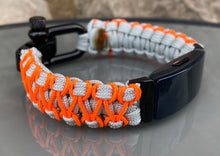 Load image into Gallery viewer, Paracord watch band personalized to replace bands for Fitbit Inspire, Fitbit Luxe, and Fitbit Alta (watch not included).