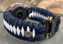 Load image into Gallery viewer, Samsung Galaxy Watch Band, Galaxy 42mm, Galaxy 46mm, Gear S3 Frontier, Gear S3 Classic, Gear Sport, 550 Paracord Watch Band.