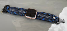 Load image into Gallery viewer, Paracord Watch Band compatible with Fitbit Versa 1, Versa Lite, Versa 2, Versa 3, Versa 4, Sense, Sense 2 (watch not included).
