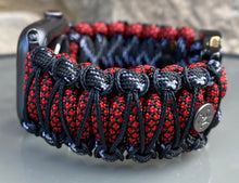 Cargar imagen en el visor de la galería, Paracord Watch Band compatible with Apple Watch Series 1, 2, 3, 4, 5, 6, 7 & SE (watch not included)