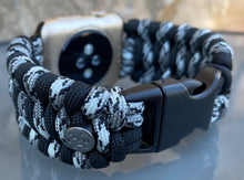 Cargar imagen en el visor de la galería, Paracord Watch Band compatible with Apple Watch Series 1, 2, 3, 4, 5, 6, 7, 8, 9, Ultra, Ultra 2 & SE (watch not included)