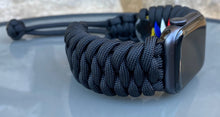 Lade das Bild in den Galerie-Viewer, Paracord Watch Band compatible with Apple Watch Series 1, 2, 3, 4, 5, 6, 7 & SE (watch not included)