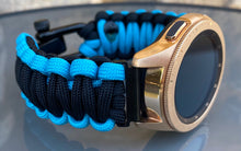 Load image into Gallery viewer, Samsung Galaxy Watch Band, Galaxy 42mm, Galaxy 46mm, Gear S3 Frontier, Gear S3 Classic, Gear Sport, 550 Paracord Watch Band.