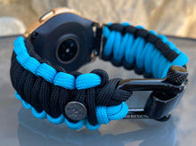 Load image into Gallery viewer, Samsung Galaxy Watch Band, Galaxy 42mm, Galaxy 46mm, Gear S3 Frontier, Gear S3 Classic, Gear Sport, 550 Paracord Watch Band.