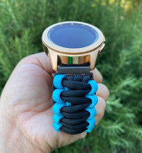 Load image into Gallery viewer, Samsung Galaxy Watch Band, Galaxy 42mm, Galaxy 46mm, Gear S3 Frontier, Gear S3 Classic, Gear Sport, 550 Paracord Watch Band.
