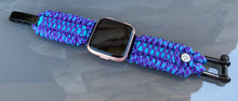 Load image into Gallery viewer, Paracord Watch Band compatible with Fitbit Versa 1, Versa Lite, Versa 2, Versa 3, Versa 4, Sense, Sense 2 (watch not included).