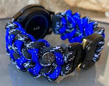 Load image into Gallery viewer, Samsung Galaxy Watch Band, Galaxy 42mm, Galaxy 46mm, Gear S3 Frontier, Gear S3 Classic, Gear Sport, 550 Paracord Watch Band.