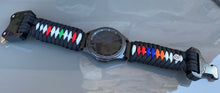 Load image into Gallery viewer, Samsung Galaxy Watch Band, Galaxy 42mm, Galaxy 46mm, Gear S3 Frontier, Gear S3 Classic, Gear Sport, 550 Paracord Watch Band.