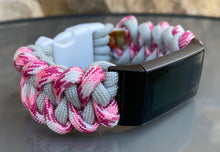Lade das Bild in den Galerie-Viewer, Paracord Watch Band compatible with Fitbit Charge 2, Charge 3, Charge 4 & Charge 5 (Watch not included)