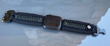 Lade das Bild in den Galerie-Viewer, Paracord Watch Band compatible with Apple Watch Series 1, 2, 3, 4, 5, 6, 7 & SE (watch not included)