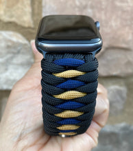 Load image into Gallery viewer, Paracord Watch Band compatible with Apple Watch Series 1, 2, 3, 4, 5, 6, 7, 8, 9, Ultra, Ultra 2 & SE (watch not included)