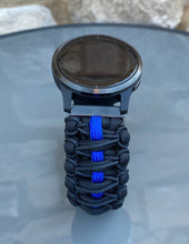 Load image into Gallery viewer, Paracord Watch Band compatible with Garmin Approach S12, Approach S40, Approach S42, D2 Air, Vivoactive 3S, Vivoactive 3, Vivoactive 3 Music, Vivoactive 4S, Vivoactive 4, Venu, Venu 2S, Venu 2, Venu SQ, Venu Music (watch not included)