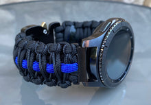 Load image into Gallery viewer, Samsung Galaxy Watch Band, Galaxy 42mm, Galaxy 46mm, Gear S3 Frontier, Gear S3 Classic, Gear Sport, 550 Paracord Watch Band.