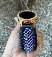 Load image into Gallery viewer, Samsung Galaxy Watch Band, Galaxy 42mm, Galaxy 46mm, Gear S3 Frontier, Gear S3 Classic, Gear Sport, 550 Paracord Watch Band.