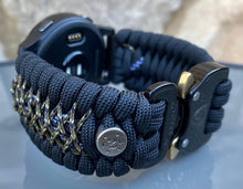 Load image into Gallery viewer, Paracord Watch Band compatible with Garmin Approach S12, Approach S40, Approach S42, D2 Air, Vivoactive 3S, Vivoactive 3, Vivoactive 3 Music, Vivoactive 4S, Vivoactive 4, Venu, Venu 2S, Venu 2, Venu SQ, Venu Music (watch not included)