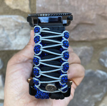 Load image into Gallery viewer, Samsung Galaxy Watch Band, Galaxy 42mm, Galaxy 46mm, Gear S3 Frontier, Gear S3 Classic, Gear Sport, 550 Paracord Watch Band.