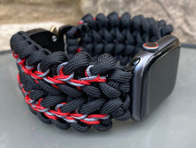 Lade das Bild in den Galerie-Viewer, Paracord Watch Band compatible with Apple Watch Series 1, 2, 3, 4, 5, 6, 7 & SE (watch not included)