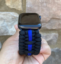 Cargar imagen en el visor de la galería, Paracord Watch Band compatible with Apple Watch Series 1, 2, 3, 4, 5, 6, 7, 8, 9, 10, Ultra, Ultra 2 & SE (watch not included)