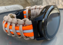 Load image into Gallery viewer, Paracord Watch Band compatible with Garmin Approach S12, Approach S40, Approach S42, D2 Air, Vivoactive 3S, Vivoactive 3, Vivoactive 3 Music, Vivoactive 4S, Vivoactive 4, Venu, Venu 2S, Venu 2, Venu SQ, Venu Music (watch not included)