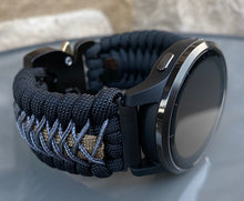Charger l'image dans la galerie, Paracord watch band compatible with Garmin Approach S12/S40/S42, D2 Air/X10, Vivoactive, Venu, Vivomove, Forerunner 55/245/255/645/745 (watch not included)