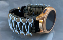 Load image into Gallery viewer, Samsung Galaxy Watch Band, Galaxy 42mm, Galaxy 46mm, Gear S3 Frontier, Gear S3 Classic, Gear Sport, 550 Paracord Watch Band.