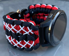 Load image into Gallery viewer, Paracord Watch Band compatible with Garmin Approach S12, Approach S40, Approach S42, D2 Air, Vivoactive 3S, Vivoactive 3, Vivoactive 3 Music, Vivoactive 4S, Vivoactive 4, Venu, Venu 2S, Venu 2, Venu SQ, Venu Music (watch not included)