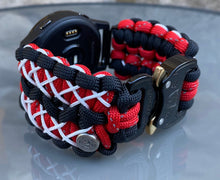 Load image into Gallery viewer, Paracord Watch Band compatible with Garmin Approach S12, Approach S40, Approach S42, D2 Air, Vivoactive 3S, Vivoactive 3, Vivoactive 3 Music, Vivoactive 4S, Vivoactive 4, Venu, Venu 2S, Venu 2, Venu SQ, Venu Music (watch not included)