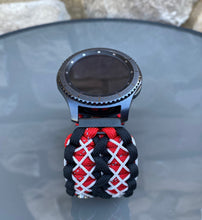 Load image into Gallery viewer, Samsung Galaxy Watch Band, Galaxy 42mm, Galaxy 46mm, Gear S3 Frontier, Gear S3 Classic, Gear Sport, 550 Paracord Watch Band.