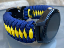 Load image into Gallery viewer, Paracord Watch Band compatible with Garmin Approach S12, Approach S40, Approach S42, D2 Air, Vivoactive 3S, Vivoactive 3, Vivoactive 3 Music, Vivoactive 4S, Vivoactive 4, Venu, Venu 2S, Venu 2, Venu SQ, Venu Music (watch not included)