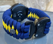 Load image into Gallery viewer, Paracord Watch Band compatible with Garmin Approach S12, Approach S40, Approach S42, D2 Air, Vivoactive 3S, Vivoactive 3, Vivoactive 3 Music, Vivoactive 4S, Vivoactive 4, Venu, Venu 2S, Venu 2, Venu SQ, Venu Music (watch not included)