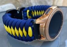 Load image into Gallery viewer, Samsung Galaxy Watch Band, Galaxy 42mm, Galaxy 46mm, Gear S3 Frontier, Gear S3 Classic, Gear Sport, 550 Paracord Watch Band.