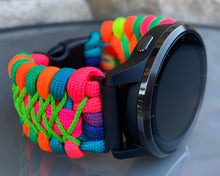 Charger l'image dans la galerie, Paracord watch band compatible with Garmin Approach S12/S40/S42, D2 Air/X10, Vivoactive, Venu, Vivomove, Forerunner 55/245/255/645/745 (watch not included)