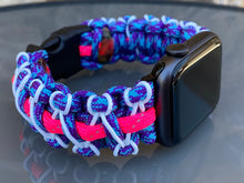 Lade das Bild in den Galerie-Viewer, Paracord Watch Band compatible with Apple Watch Series 1, 2, 3, 4, 5, 6, 7, 8, 9, 10, Ultra, Ultra 2 & SE (watch not included)